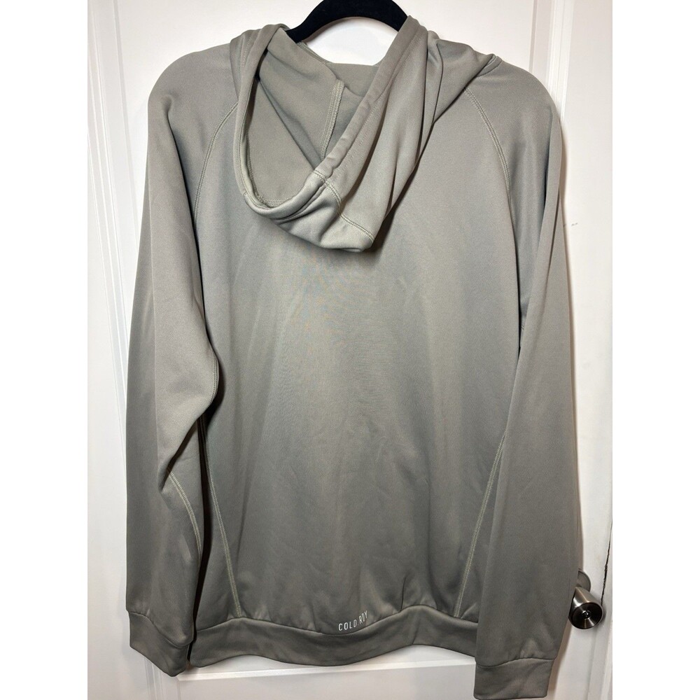 adidas COLD.RDY Training Fleece Pullover Hoodie Gray Men's Size L